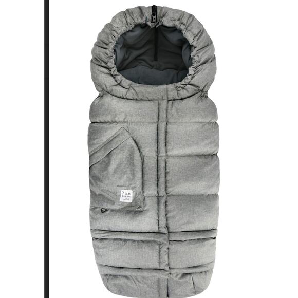 7AM Enfant Blanket 212 Evolution Silver‎ Gray Stroller Age 0-4T